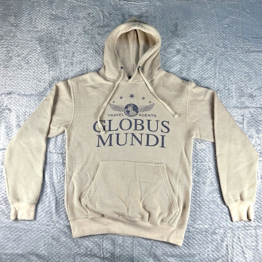 Harry Potter Globus Mundi Travel Agent Hoodie Size Small Universal Studios Blend